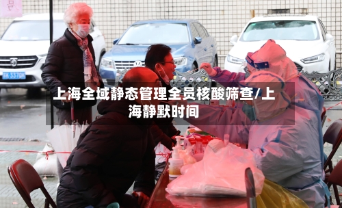 上海全域静态管理全员核酸筛查/上海静默时间-第3张图片