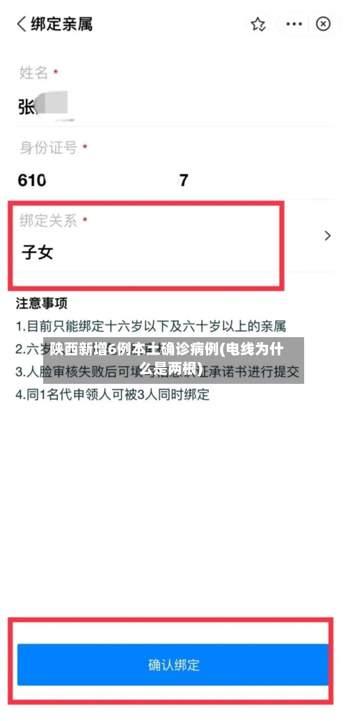 陕西新增6例本土确诊病例(电线为什么是两根)