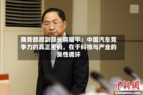 商务部原副部长蒋耀平：中国汽车竞争力的真正密码，在于科技与产业的良性循环-第2张图片