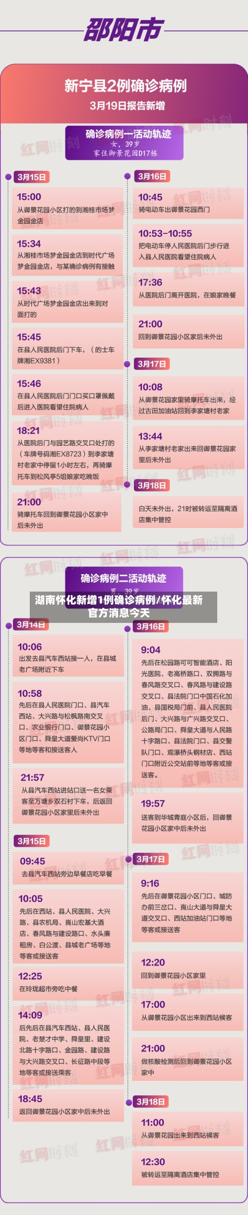 湖南怀化新增1例确诊病例/怀化最新官方消息今天-第2张图片