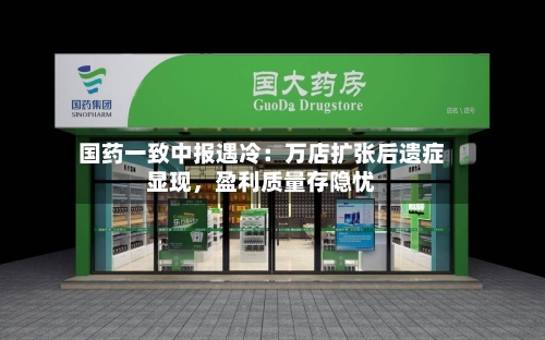 国药一致中报遇冷：万店扩张后遗症显现	，盈利质量存隐忧-第3张图片