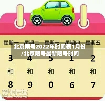 北京限号2022年时间表1月份/北京限号最新限号时间