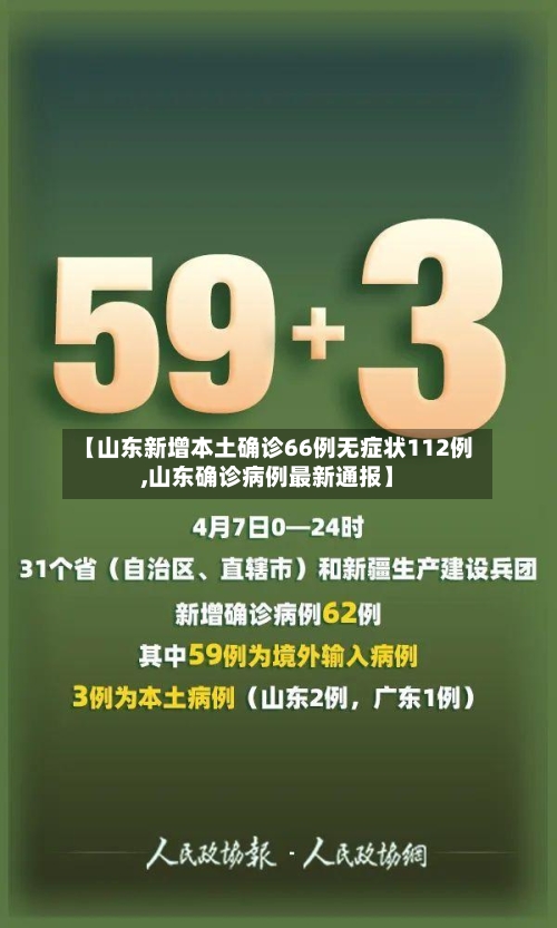 【山东新增本土确诊66例无症状112例,山东确诊病例最新通报】-第2张图片
