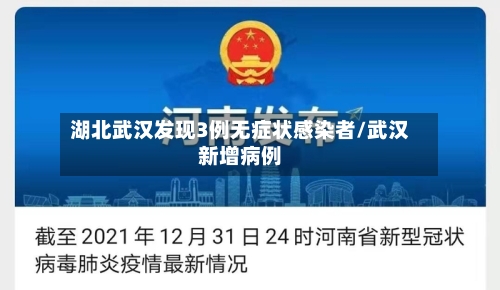 湖北武汉发现3例无症状感染者/武汉新增病例-第2张图片