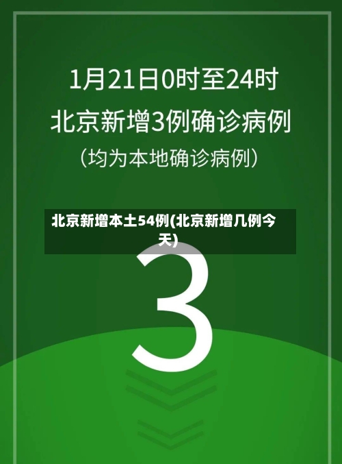北京新增本土54例(北京新增几例今天)