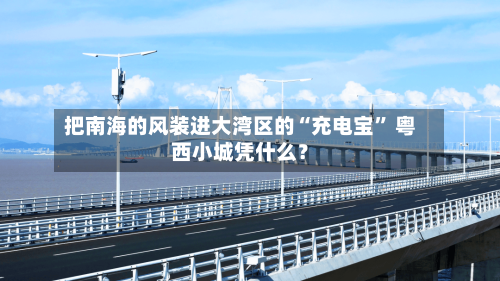 把南海的风装进大湾区的“充电宝” 粤西小城凭什么？-第2张图片