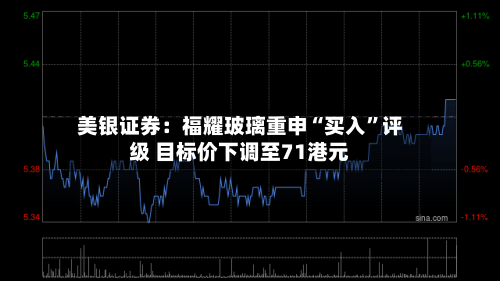 美银证券：福耀玻璃重申“买入	”评级 目标价下调至71港元-第2张图片