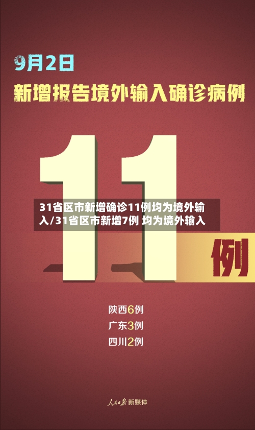 31省区市新增确诊11例均为境外输入/31省区市新增7例 均为境外输入-第3张图片
