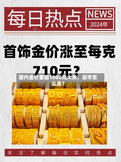 国内金价重回1000元大关，后市怎么走？
