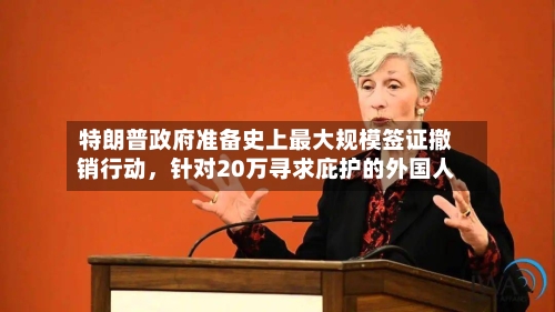 特朗普政府准备史上最大规模签证撤销行动，针对20万寻求庇护的外国人