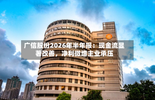 广信股份2026年半年报：现金流显著改善	，净利微增主业承压-第2张图片
