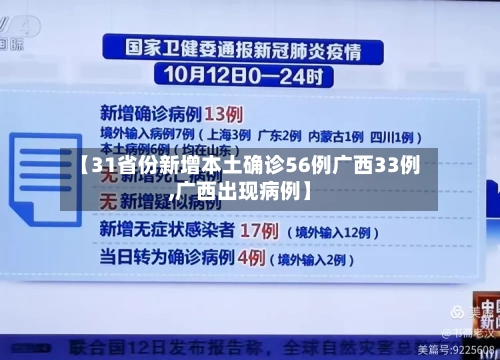 【31省份新增本土确诊56例广西33例,广西出现病例】-第3张图片