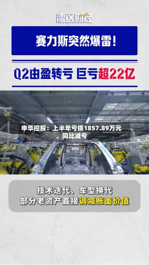 申华控股：上半年亏损1857.89万元，同比减亏