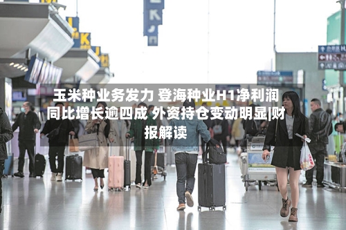 玉米种业务发力 登海种业H1净利润同比增长逾四成 外资持仓变动明显|财报解读-第2张图片