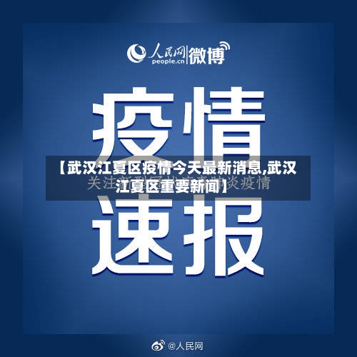 【武汉江夏区疫情今天最新消息,武汉江夏区重要新闻】-第3张图片