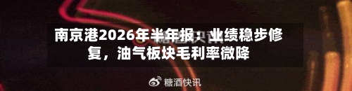 南京港2026年半年报：业绩稳步修复，油气板块毛利率微降-第2张图片