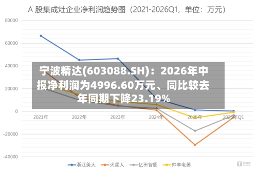 宁波精达(603088.SH)：2026年中报净利润为4996.60万元、同比较去年同期下降23.19%-第2张图片