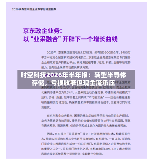 时空科技2026年半年报：转型半导体存储	，亏损收窄但现金流承压-第2张图片