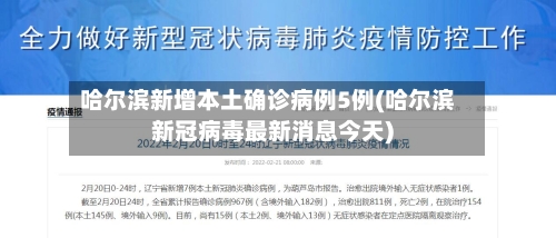 哈尔滨新增本土确诊病例5例(哈尔滨新冠病毒最新消息今天)-第2张图片