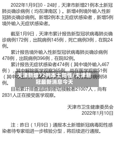 天津新增72例本土阳性/天津新冠最新消息今天