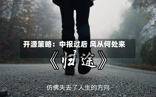 开源策略：中报过后 风从何处来？-第2张图片