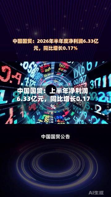 中国国贸：上半年净利润6.33亿元	，同比增长0.17%-第2张图片