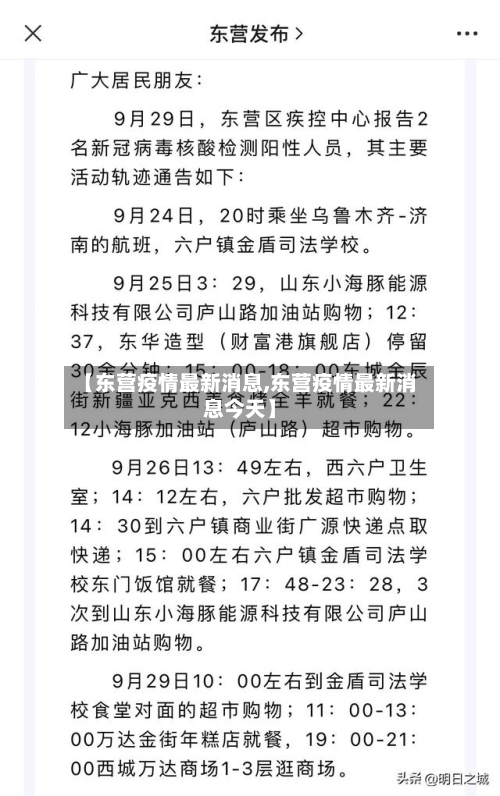 【东营疫情最新消息,东营疫情最新消息今天】-第2张图片