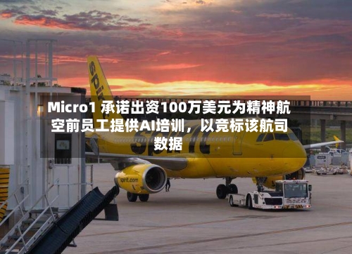 Micro1 承诺出资100万美元为精神航空前员工提供AI培训，以竞标该航司数据-第2张图片