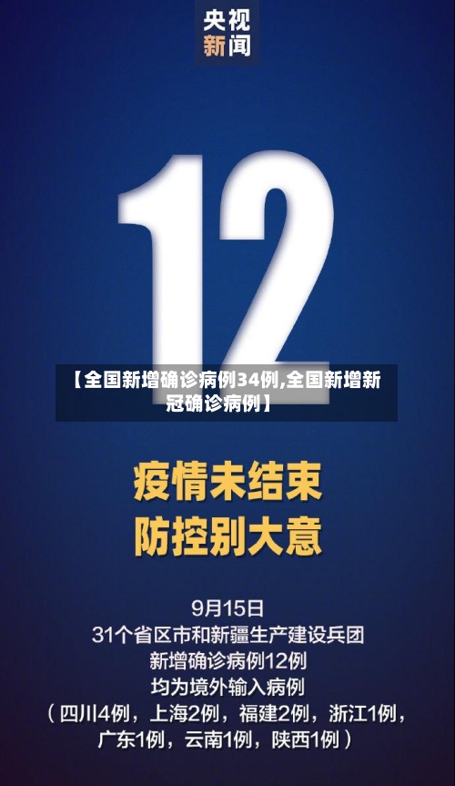 【全国新增确诊病例34例,全国新增新冠确诊病例】-第3张图片
