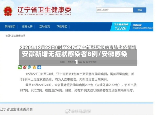 安徽新增无症状感染者8例/安徽感染1